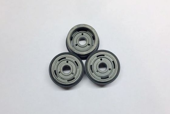 Tiga Lubang Minyak Kepadatan 6.58 Piston Peredam Kejut Dengan Kekerasan sinter 75HRB