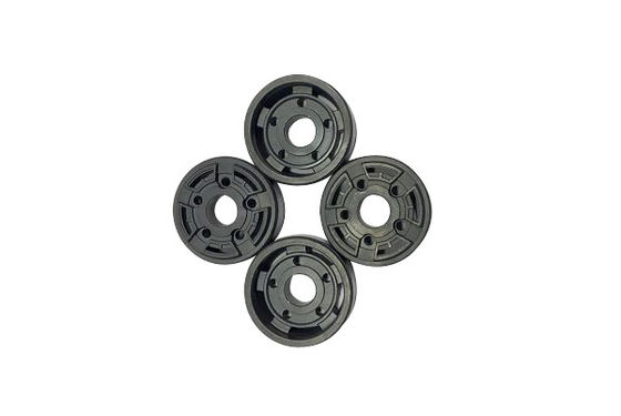 Single Lip Banded Shock Piston Filled Ptfe Tolerance 0,05mm Untuk Guncangan Belakang Truk