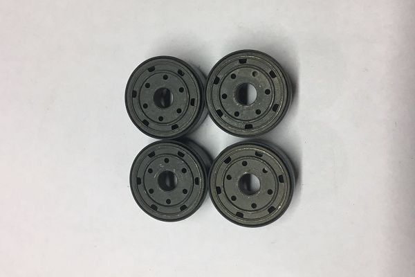 Piston Shock Absorber Piston 25mm Ptfe Warna Hitam 2.15 G / Cm3 Hrb70 - 90